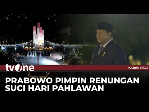 Presiden Prabowo Pimpin Renungan Suci Hari Pahlawan 10 November 2025