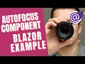 Blazor Implement and Apply Auto Focus Component Example