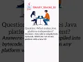 What Makes Java Platform Independent