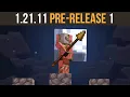 Favoriete wapen en nieuw leren pantser | Minecraft 1.21.11 Pre-Release 1
