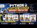 Python Operator - Addition Subtraction Operation