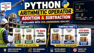 Python Operator - Addition Subtraction Operation