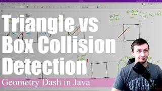 Triangle vs Box Collision Detection Theory Coding Geometry Dash in Java