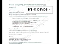 SQL command prompt customization