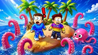 100 Days At Sea Challenge in Roblox! | Shiva and Kanzo