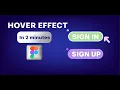 create a button with Hover effect in few SECONDS figma tutorial