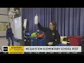 First Alert Meteorologist Falicia Woody visits McQuistion Elementary School