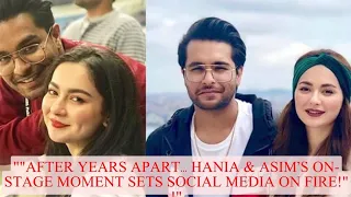 Hania Aamir & Asim Azhar’s Surprise Reunion Sparks Buzz — Was It Just Coincidence or Something More?