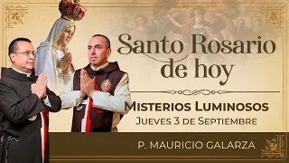 Santo Rosario de Hoy | Jueves 3 de  Septiembre - Misterios Luminosos #rosario #santorosario