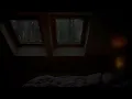 Rain Sounds Covers the Narrow Room Ambience - Lying in Attic and Listening to Rain Falling on Roof