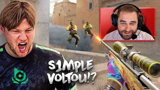 O GOAT TÁ DE VOLTA! Fallen reage as jogadas INCRÍVEIS de S1MPLE em sua nova fase na BC GAME