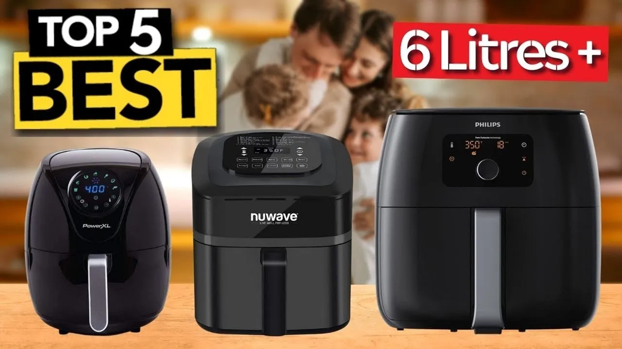 TOP 5 BEST RATED Air Fryers for large families