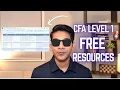 CFA LEVEL 1 FREE RESOURCES Free Youtube Lectures Free Excel Sheet Attached Free PDF