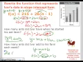 09-21 Modeling Arithmetic Sequences