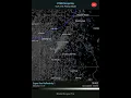 Polk County Florida brush fire as seen on weather radar