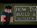HOW TO BUILD A REDSTONE CALCULATOR A tutorial by Technical Minecraft