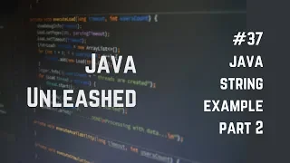 Java Strings Example Part 2