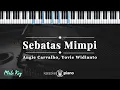 Download Lagu Sebatas Mimpi - Angie Carvalho, Yovie Widianto | KARAOKE PIANO - MALE KEY