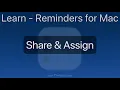 How to Share Assign Tasks in Apple Reminders for Mac Collaboration Guide