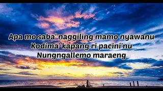 lirik lagu larokong tojengma inakke by ridwan sau