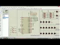 8051 Based Binary Clock - Simulation