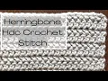 Left Handed How To Crochet The Herringbone c Crochet Stitch Step-by-step Tutorial