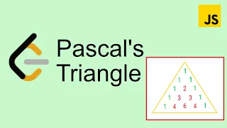 LeetCode 118 Pascal triangle - Easy Javascript