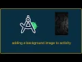 Android Studio Tutorial 05 - adding a background image to activity sinhala