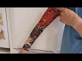 Hawaiian Adult Men Women Slip on Nylon Elastic Stocking Arm Temporary Biker Tattoo Sleeves