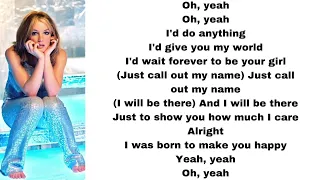 britney spears born to make you happy lyrics 