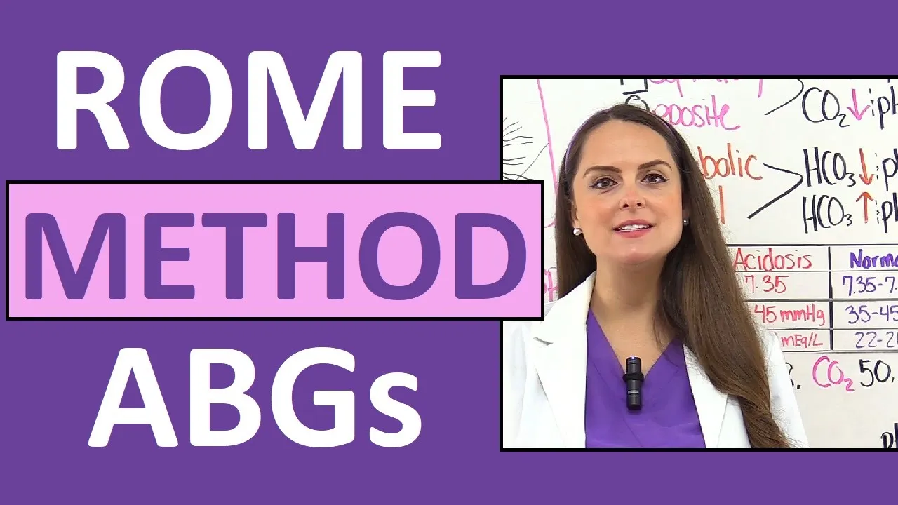 ROME Method ABGs (Arterial Blood Gases) Interpretation: Compensated vs Uncompensated Nursing