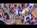 Best Colorful Blue Nails Designs that are Worth Trying 2024 Blue Gel Polish Nails Ideas