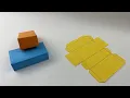Make a Perfect RECTANGULAR PRISM in 5 Minutes School Project