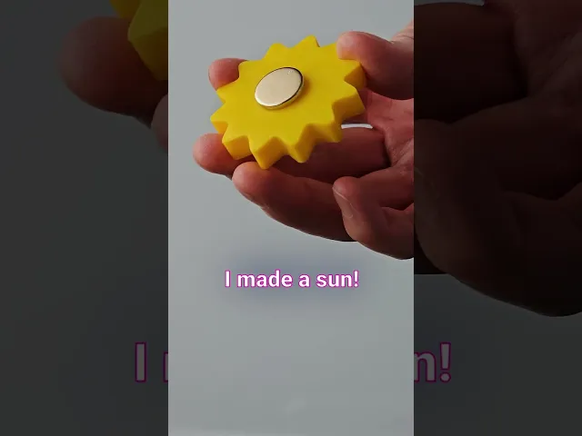 March Magnets - Day 10 #marchmagnets | Kawaii Sun Magnet video thumbnail