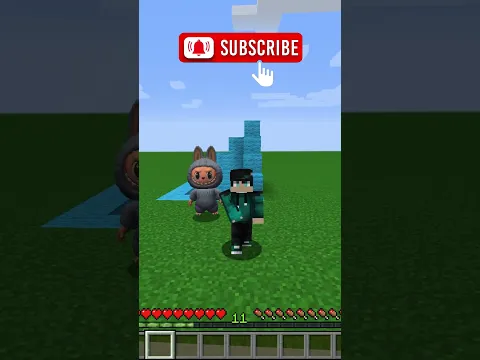 ماين كرافت لكن دخلت حفرة لابوبو الازرق #ماين_كرافت