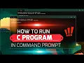 How to run C program In command prompt CMD using Notepad Mingw 2022