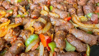 طريقة عمل السجق ع الطاسة دندنها
