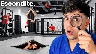 Escondite Extremo en un Gimnasio de MMA con Peleadores
