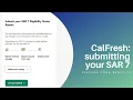CalFresh Submitting your SAR 7 CC