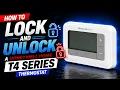 How to Lock and Unlock a Honeywell Home T4 Series Thermostat MWPHS co uk