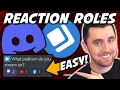 DISCORD REACTION ROLES Made Easy with DYNO BOT