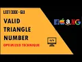 Valid Triangle Number Leetcode 611 Explained with Code CodeBaker