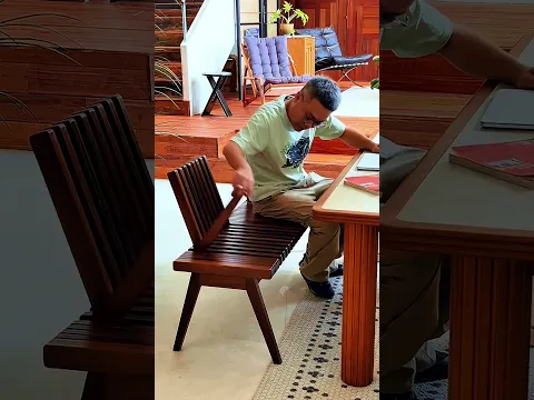 🪑 This Bench Secretly Turns Into Chairs! 🤯 #shorts