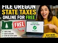 How to file your Oregon state taxes online for free