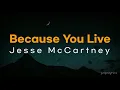 Download Lagu Because you live - Jesse Mccartney (lyrics)