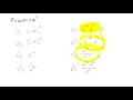 Zero and Negative Exponents