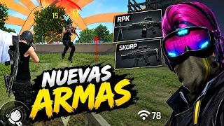 NO PERDONÉ Y USÉ LAS NUEVAS ARMAS EN FREE FIRE 