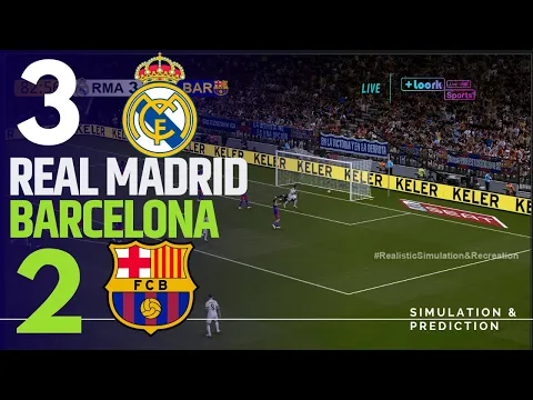 Video Thumbnail: REAL MADRID 3-2 BARCELONA | FINAL SUPER COPA DE ESPAÑA 2026 | Resumen simulación de videojuego