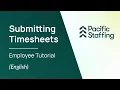 Submitting Timesheets - Employee Tutorial English