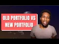 My Old Web Developer Portfolio vs New Portfolio